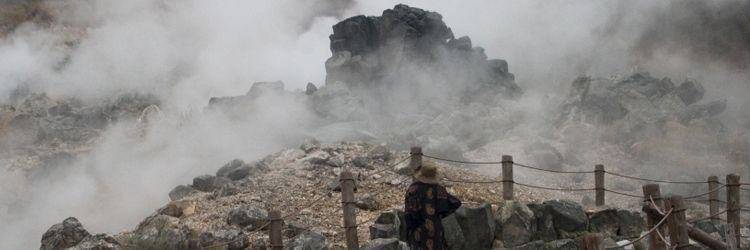 La vallée volcanique d'Owakudani