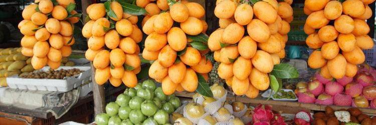 Sculpture sur fruits et légumes