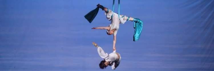 Spectacle d'acrobaties chinoises à Shanghai