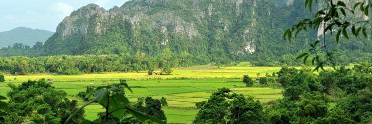 Vélo sur la colline de Phnom Krom