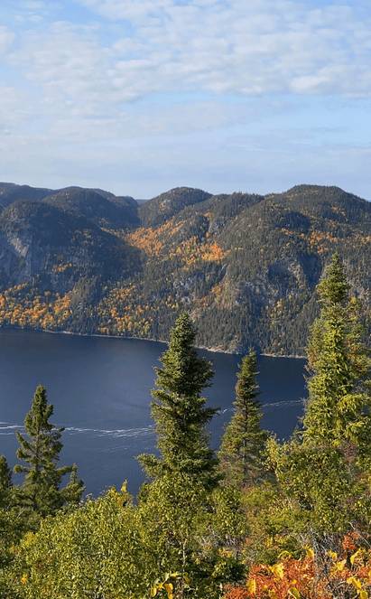 Premiers regards sur le fjord du Saguenay
