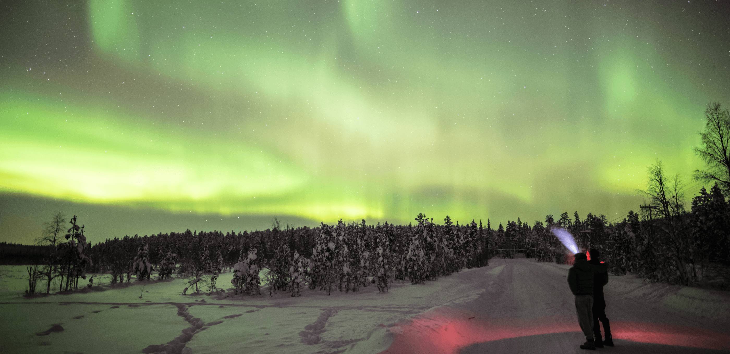 Évasion sous les aurores boréales