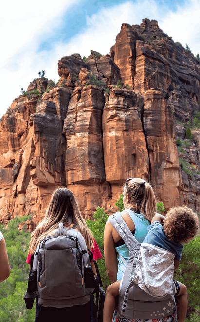 Zion National Park en famille et en vélo