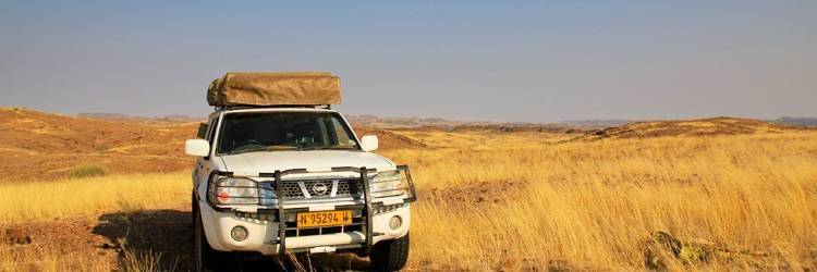 4X4 dans le désert de Namib