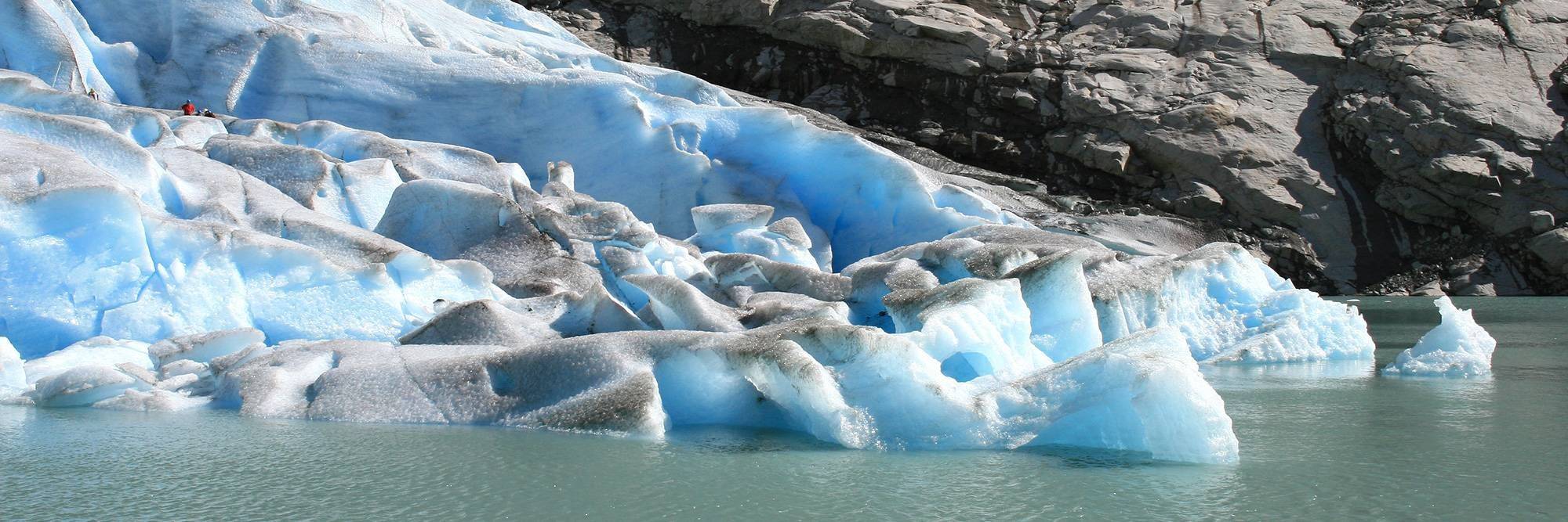 Approche du glacier Briksdal