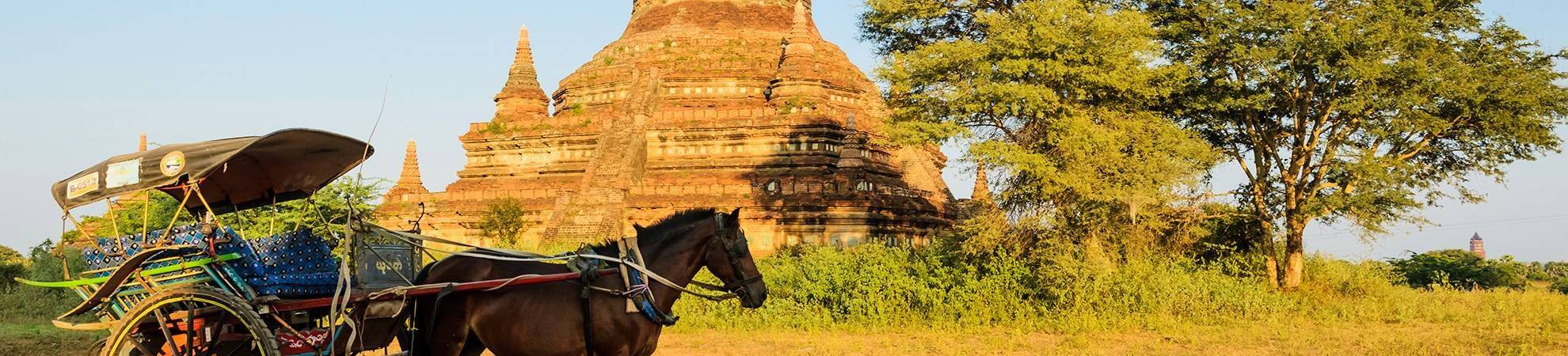 Balade en calèche à Bagan