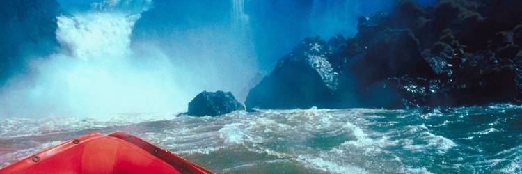 Les chutes en Zodiac