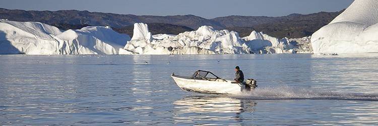 Croisière entre les icebergs à Tasiilaq