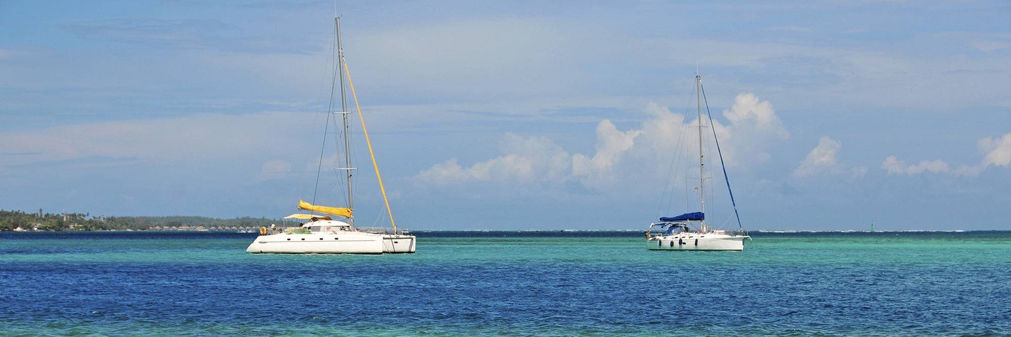 Croisière photo en bayliner au coucher de soleil en catamaran