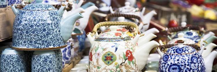 Dégustation de thé dans une maison de thé traditionnelle (Shanghai)