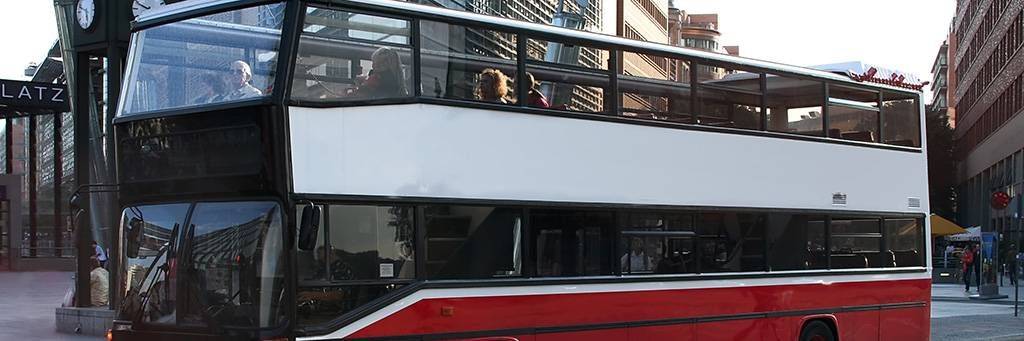 Tour Guidé de la Ville en double decker bus – bus à deux étages avec Citysights ! (réservable par nos soins)