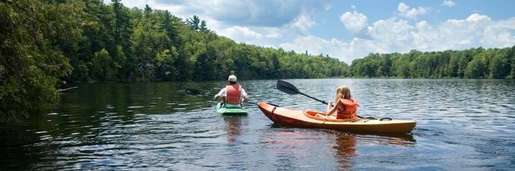 Kayak sur le lac Arenal