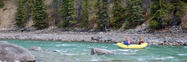 Descente de la Rivière Kicking Horse en rafting