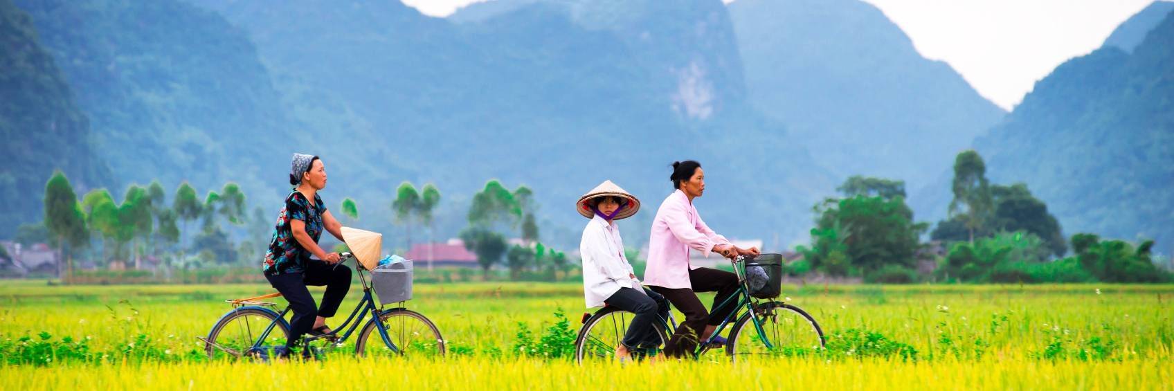 La campagne à bicyclette