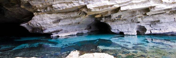 La découverte des grottes