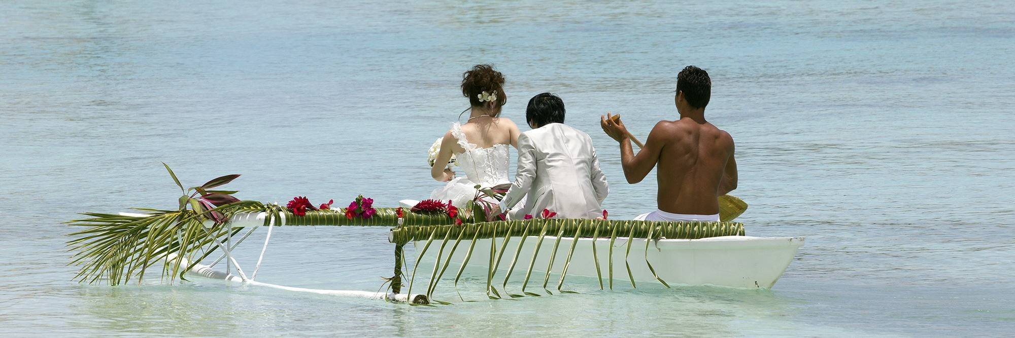 Mariage polynésien à Moorea