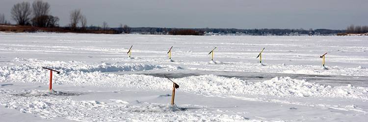 Pêche sous la glace