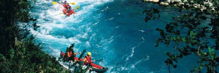 Rafting sur la rivière Elo