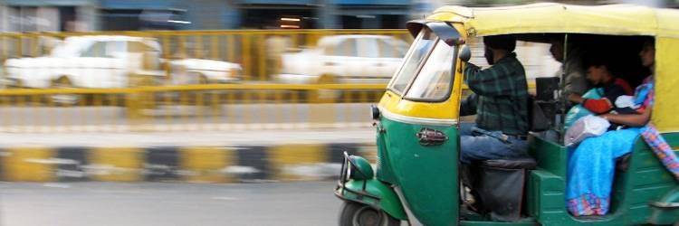 Rickshaw à Delhi
