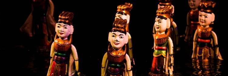 Spectacle de marionnettes sur l'eau à Hanoi