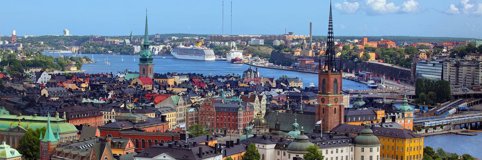 Stockholm depuis les toits de la ville
