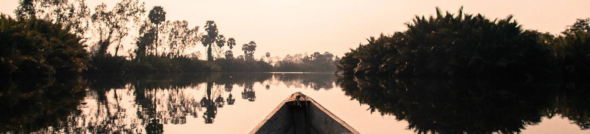 Sur la rivière de Kampot