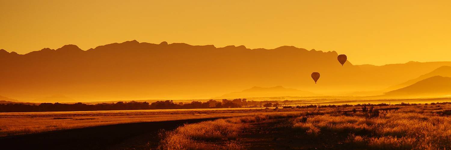 Survol en Montgolfière du désert du Namib