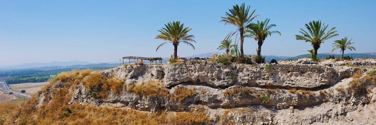 Visite des vestiges archéologiques de Megiddo
