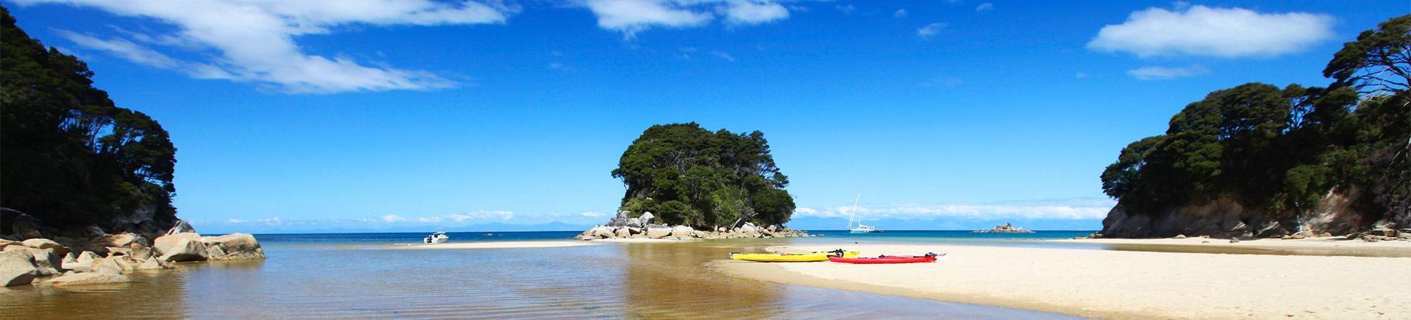 Journée de rêve en kayak à Abel Tasman