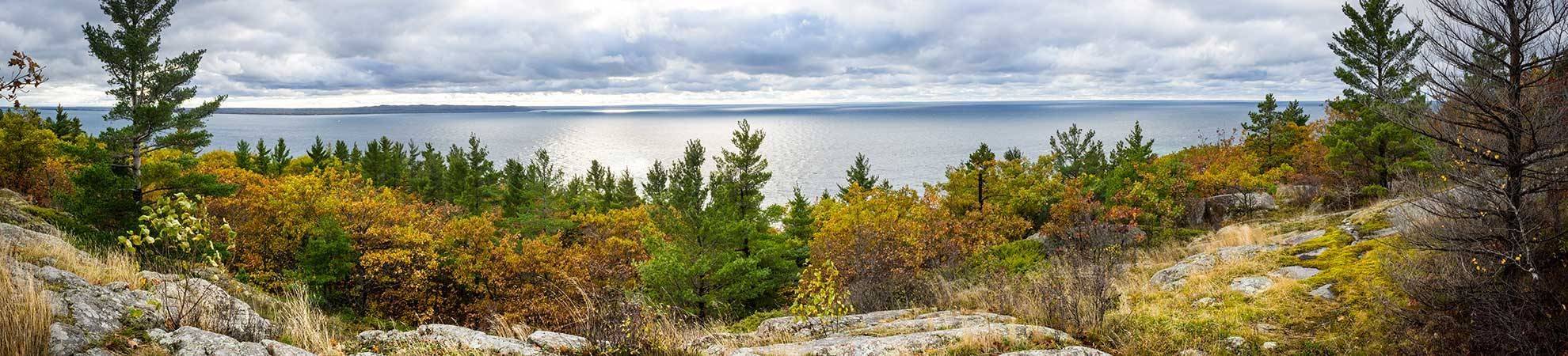 Panoramas côtier du Lac Supérieur