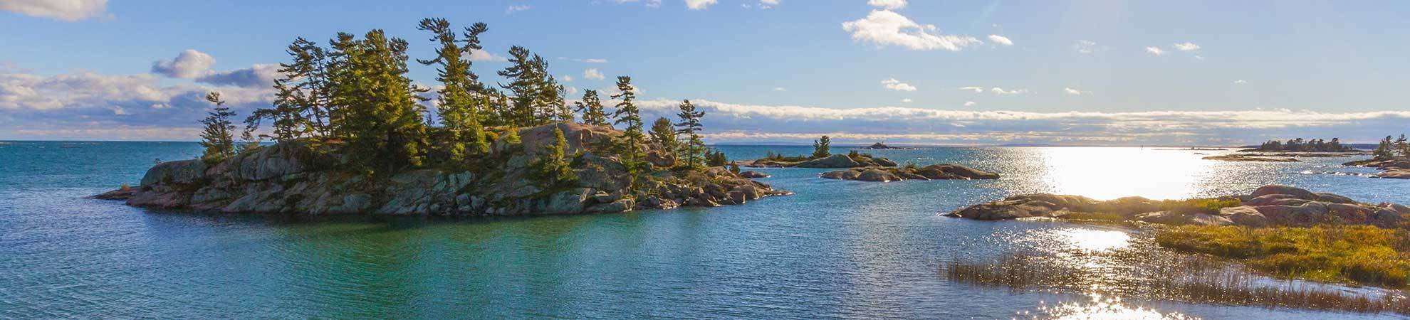 Survol de la Baie Géorgienne au départ de Parry Sound